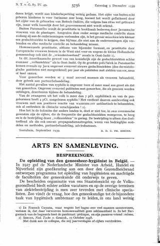 Eerste pagina van het artikel zoals het is gepubliceerd in het tijdschrift