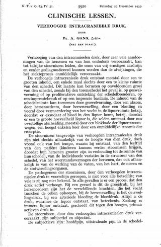 Eerste pagina van het artikel zoals het is gepubliceerd in het tijdschrift