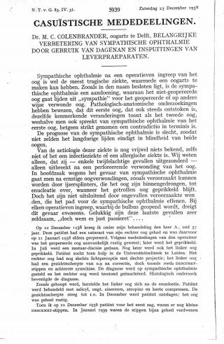 Eerste pagina van het artikel zoals het is gepubliceerd in het tijdschrift