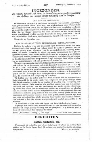 Eerste pagina van het artikel zoals het is gepubliceerd in het tijdschrift