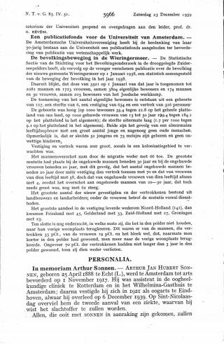 Eerste pagina van het artikel zoals het is gepubliceerd in het tijdschrift