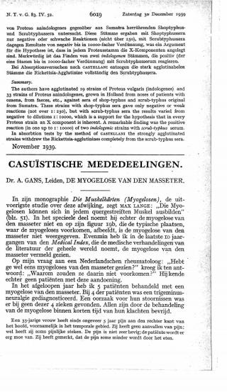 Eerste pagina van het artikel zoals het is gepubliceerd in het tijdschrift