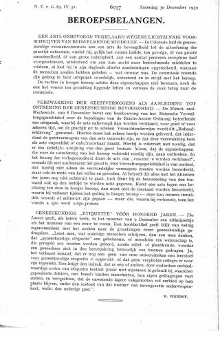 Eerste pagina van het artikel zoals het is gepubliceerd in het tijdschrift