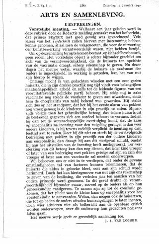 Eerste pagina van het artikel zoals het is gepubliceerd in het tijdschrift