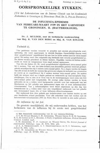 Eerste pagina van het artikel zoals het is gepubliceerd in het tijdschrift