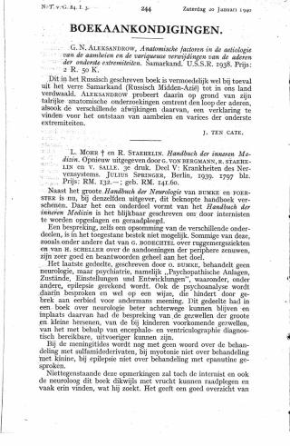 Eerste pagina van het artikel zoals het is gepubliceerd in het tijdschrift