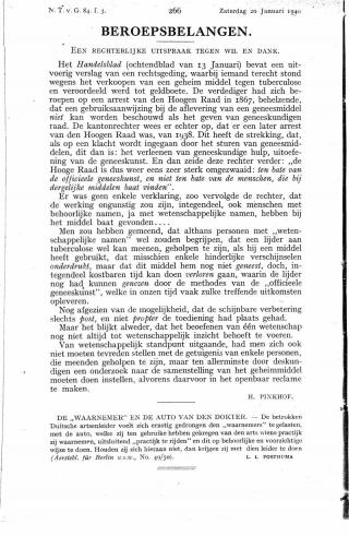 Eerste pagina van het artikel zoals het is gepubliceerd in het tijdschrift