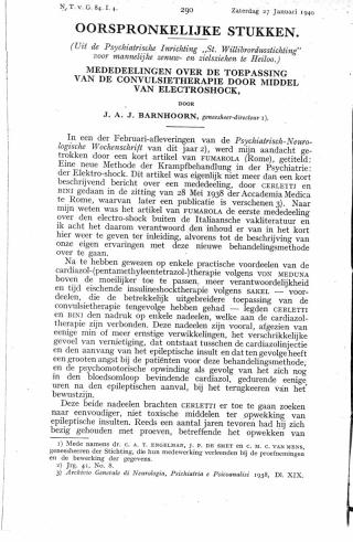 Eerste pagina van het artikel zoals het is gepubliceerd in het tijdschrift