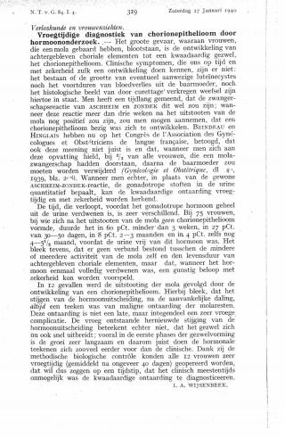 Eerste pagina van het artikel zoals het is gepubliceerd in het tijdschrift