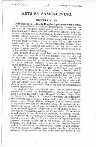 Eerste pagina van het artikel zoals het is gepubliceerd in het tijdschrift