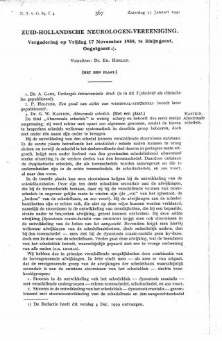 Eerste pagina van het artikel zoals het is gepubliceerd in het tijdschrift