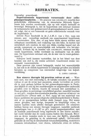 Eerste pagina van het artikel zoals het is gepubliceerd in het tijdschrift