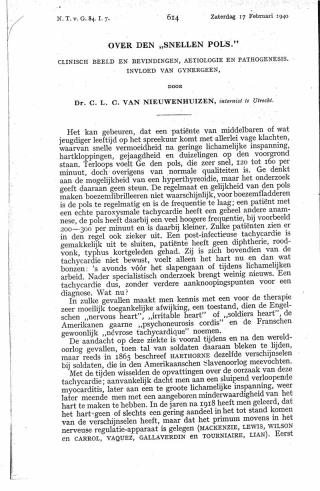 Eerste pagina van het artikel zoals het is gepubliceerd in het tijdschrift