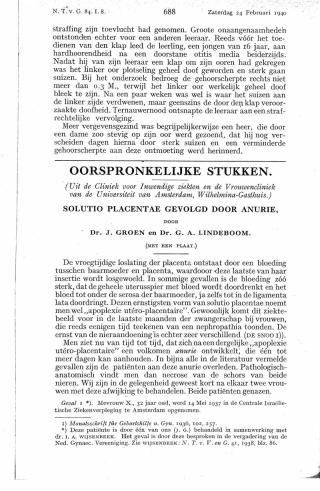 Eerste pagina van het artikel zoals het is gepubliceerd in het tijdschrift