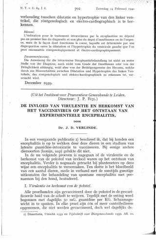 Eerste pagina van het artikel zoals het is gepubliceerd in het tijdschrift