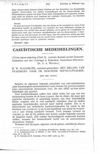 Eerste pagina van het artikel zoals het is gepubliceerd in het tijdschrift