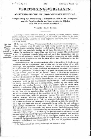 Eerste pagina van het artikel zoals het is gepubliceerd in het tijdschrift