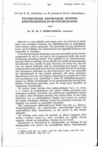 Eerste pagina van het artikel zoals het is gepubliceerd in het tijdschrift