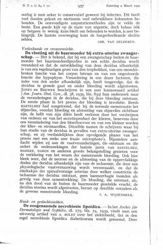 Eerste pagina van het artikel zoals het is gepubliceerd in het tijdschrift