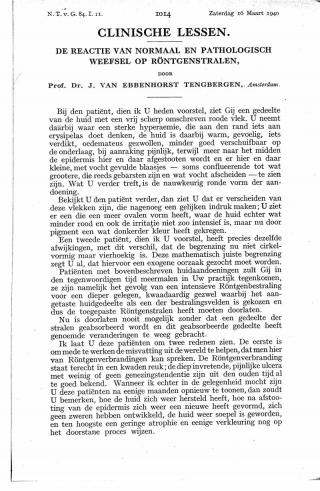 Eerste pagina van het artikel zoals het is gepubliceerd in het tijdschrift