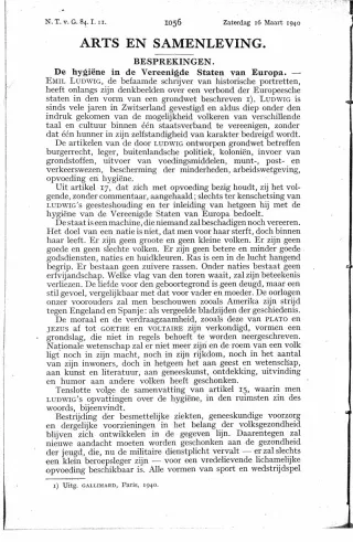 Eerste pagina van het artikel zoals het is gepubliceerd in het tijdschrift