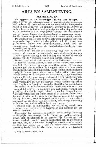 Eerste pagina van het artikel zoals het is gepubliceerd in het tijdschrift