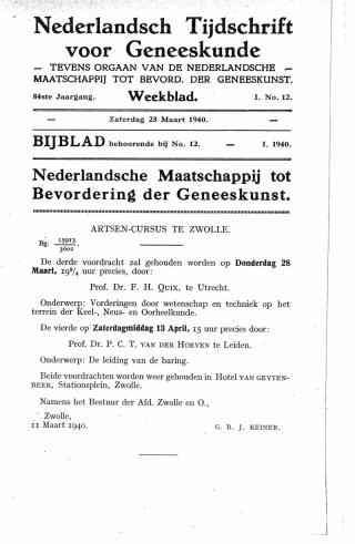 Eerste pagina van het artikel zoals het is gepubliceerd in het tijdschrift