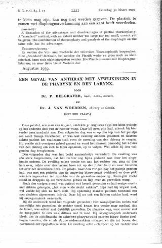 Eerste pagina van het artikel zoals het is gepubliceerd in het tijdschrift