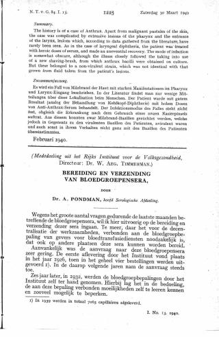 Eerste pagina van het artikel zoals het is gepubliceerd in het tijdschrift