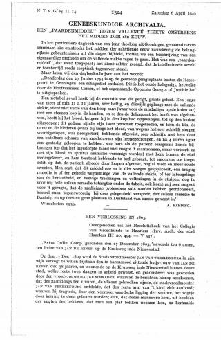 Eerste pagina van het artikel zoals het is gepubliceerd in het tijdschrift