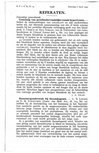 Eerste pagina van het artikel zoals het is gepubliceerd in het tijdschrift