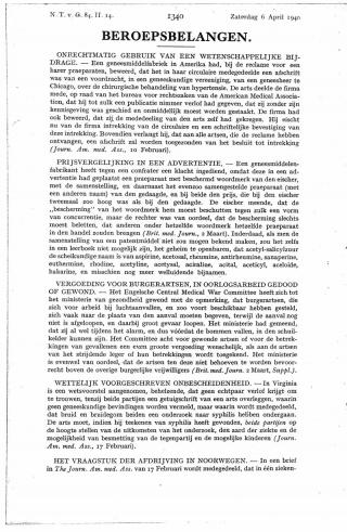 Eerste pagina van het artikel zoals het is gepubliceerd in het tijdschrift