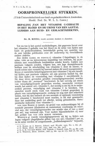 Eerste pagina van het artikel zoals het is gepubliceerd in het tijdschrift