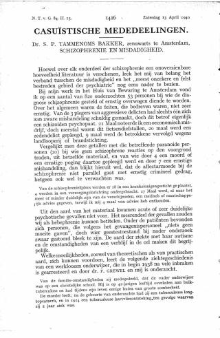 Eerste pagina van het artikel zoals het is gepubliceerd in het tijdschrift