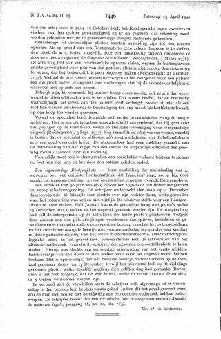 Eerste pagina van het artikel zoals het is gepubliceerd in het tijdschrift