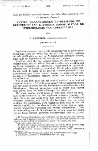 Eerste pagina van het artikel zoals het is gepubliceerd in het tijdschrift