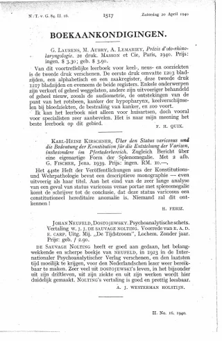 Eerste pagina van het artikel zoals het is gepubliceerd in het tijdschrift