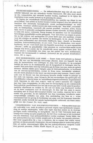 Eerste pagina van het artikel zoals het is gepubliceerd in het tijdschrift