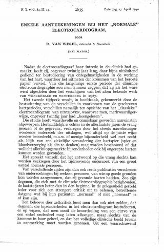 Eerste pagina van het artikel zoals het is gepubliceerd in het tijdschrift