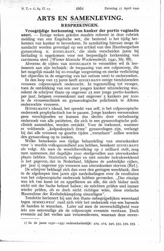 Eerste pagina van het artikel zoals het is gepubliceerd in het tijdschrift