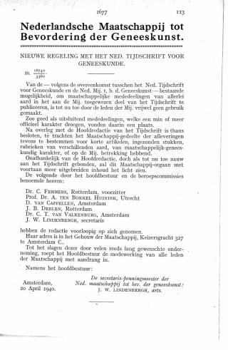 Eerste pagina van het artikel zoals het is gepubliceerd in het tijdschrift