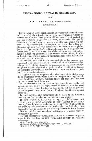 Eerste pagina van het artikel zoals het is gepubliceerd in het tijdschrift