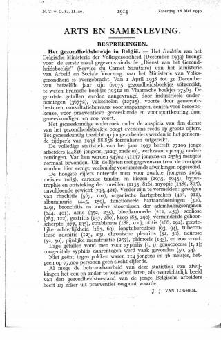 Eerste pagina van het artikel zoals het is gepubliceerd in het tijdschrift