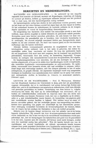 Eerste pagina van het artikel zoals het is gepubliceerd in het tijdschrift