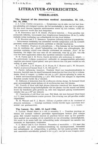 Eerste pagina van het artikel zoals het is gepubliceerd in het tijdschrift