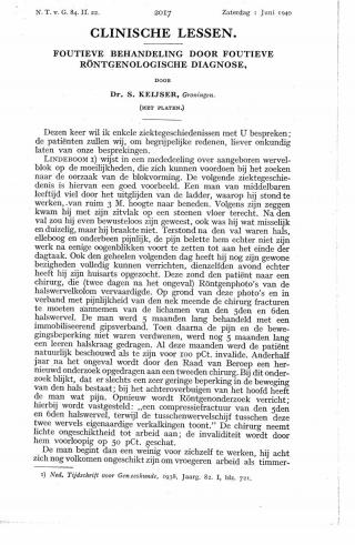 Eerste pagina van het artikel zoals het is gepubliceerd in het tijdschrift