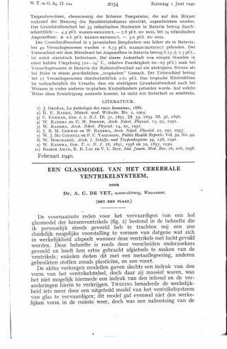 Eerste pagina van het artikel zoals het is gepubliceerd in het tijdschrift