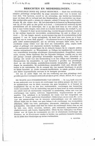 Eerste pagina van het artikel zoals het is gepubliceerd in het tijdschrift