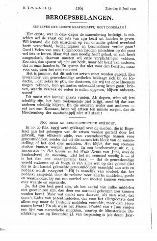 Eerste pagina van het artikel zoals het is gepubliceerd in het tijdschrift