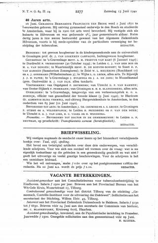 Eerste pagina van het artikel zoals het is gepubliceerd in het tijdschrift